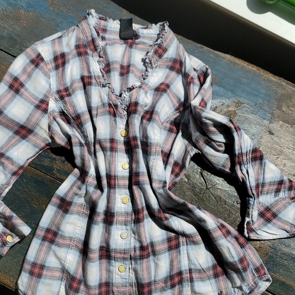 Guess Snap Button Western Shirt